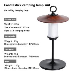 Strumenti Luce da campeggio esterna Luce da tenda a batteria a LED per 38 Esplora luce piatta Atmosfera da campeggio Luce a sospensione Accessori da campeggio