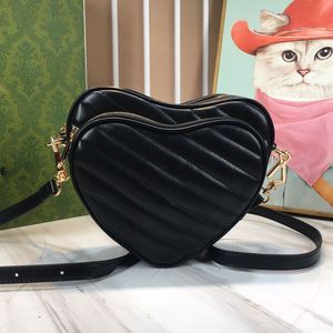 Borsa a tracolla di lusso Mini Borsa a tracolla Designer Ladies Love Purse Moda Fanny Pack Borsa a tracolla di lusso Borsa per trucco in pelle 751628 Meaf all'ingrosso