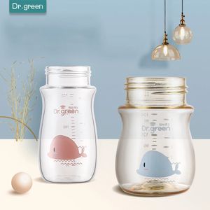 Wide Mouth Bottle Body Wide Caliber Universal Glass Feeding Bottle Body Ppsu Feeding Bottle Body Drop Resistant for Dr. Green 240315