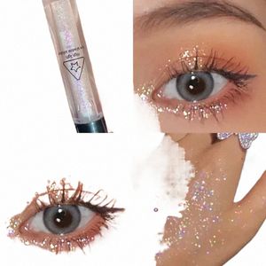 FI Shimmer Liquid Glitter Eyeliner Eyeshadow Shiny Metallic Pearlescent Sequin Lighten Lying Silkworms Eye Beauty Makeup P9UJ#