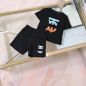 New brand designer polo suit summer cotton high quality kids clothes with shorts high-end children's sports suit size 90cm-160cm