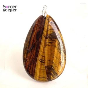 Pendant Necklaces Women's Men's Fashion Jewelry Natural African Lron Tiger's Eye Necklace Hawk's Gem Timeless Gift For Boyfriend BE590