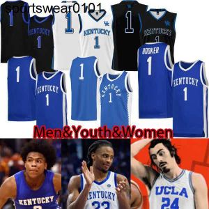 Kentucky Wildcats Basketball Jerseys Dostosowane NCAA 14 Brennan Canada 4 Daimon Collins 13 Grant Darbyshire 1 CJ Fredrick Men Youth Women Jerseys
