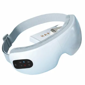 Smart USB laddningsbar elektrisk ögonmassager Air PRURE HOT COMP Massage Glasögon vikbar Bluetooth Musikögon Massage bil 11wq#