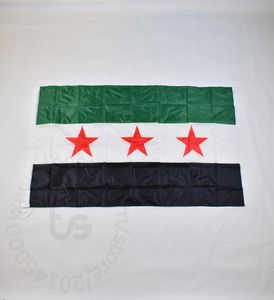 Syria 90x150 cm 100 poliester 2 boki wydrukowane flagi narodowe Syria Sports i dekoracyjne flagi i banery 9845631