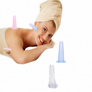 Silice Vacuum Cup Massage burkar Anti Cellulite Massage ansikts Sucti Cups Face Neck Lift Skin Scra Gua Anti Wrinkle 61JZ#