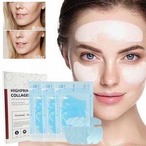 Smältande kollagenmasklöslig lyftande anti-aging film hudvård Ta bort mörka cirklar Nourish Mask High Prime Hydroled Collagen O9CF#