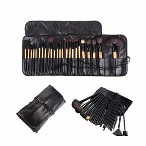 owosc 24pcs Makeup Brushes Set Eye Cosmetic Powder Foundati Eyeshadow Cosmetics Profial Eyebrows Makeup Brush Beauty Tool A0Vo#