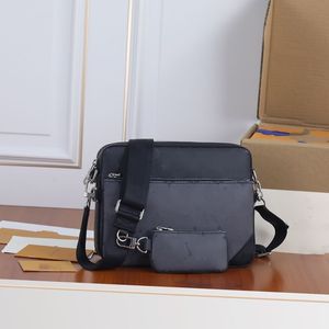 Luksusowa torebka Messenger Bag Designer 3-częściowa męska torba na ramię skórzana płótno moda klasyczna torebka torba crossbody z małym p shvm