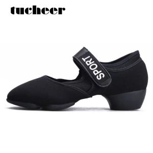 обувь женская спортивная джазовая танец мягкая подошва обувь сетчатая национальная стандартная танцевальная танцевальная туфли на низких каблуках