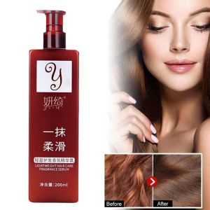 トリートメント200mlに触れる魔法のヘアケア休暇コンディショナーのヘアケア休暇は、乾燥Q0y2のために血清の軽量ヘアセラムヘアバーム