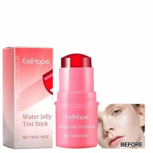 Wasser Jelly Tint Blush Stick Lippenstift 3-in-1 Augen Wange und Lip Lg Lasting Matte Blush Lidschatten Lip Highlighter Make-up f9b9 #