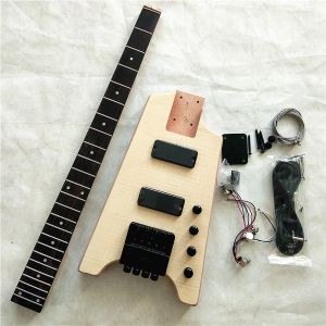 Gitar Yeni bitmemiş başsız elektrik bas gitar, maun vücutrowewood klavye bir köprü 334