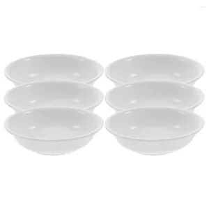 Plates 6 Pcs Dipping Bowl Plate Sauce Bowls Soy Dish Round Appetizers Dishes For Japanese-style Side