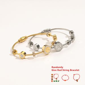 NEW Classic Style Bracelets Women Bangle Luxury Designer Jewelry Crystal 18K Gold Plated Stainless steel Lovers Bangles Mens Bracelet 1159