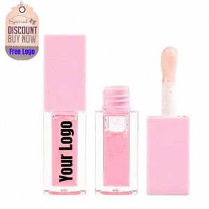 private Label Transparent Plum Lip Oil Custom Makeup Clear Lipgloss Wholesale 47Lp#