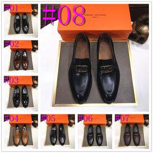 33modelo de luxo de alta qualidade designer sapatos masculinos moda sapatos casuais masculino apontou oxford sapatos de couro de casamento homens cavalheiro sapatos de escritório