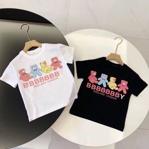 T-Shirts Designer-Marke Baby Kinder Kleidung Jungen Luxus kurzärmelig T-Shirt Girls Brief Kleidung Kinderkleidung Fashion Sunmmer Kleidung 90-160 cm