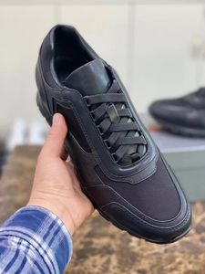 Luxury Casual Shoes America's Cup Men Running Sneakers Italy Perfekt lågt topp Elastic Band Mesh Calfskin Designers Lätthet Andas med tennis Sportskor EU 38-46