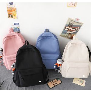Lu Schoolbag Student Backpackヒップスターバックパック旅行バックパックフィットネスストレージバッグ