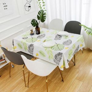 Table Cloth Country Style PVC Tablecloth Washable Waterproof Oil-proof Rectangular Cover Restaurant Coffee Mat