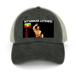 Ball Caps Lethwei - birmański boks sztuki walki kowbojski kapelusz w Sunhat Women's Men's