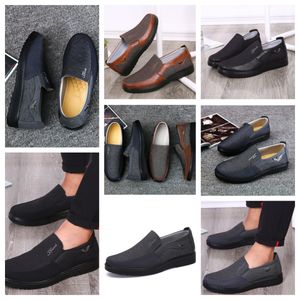 GAI comfort Men Shoes Black Shoes Round Toes party Outdoor banquet suits Men Business heel designer Shoe EUR 38-50 soft