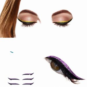 Wodoodporna naklejka do eyeliner 6 par wielokrotnego użytku podwójna linia powieki sticke oko makijaż samoprzylepny narzędzia do powieki sticke i1hm#