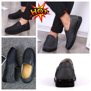 Model formları tasarımcı Gai Mans Siyah Ayakkabılar Point Toe Party Borse Suits Mens Business Topuk Tasarımcı Minimalist Nefes Alabaç Ayakkabı Eur 38-50 Softs