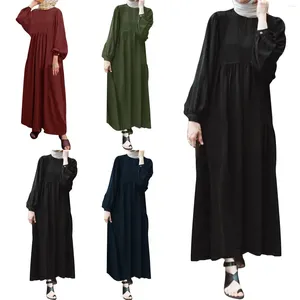 Roupas étnicas Moda Muçulmana Hijab Vestidos IsIâmicos Abayas para Mulheres Vestidos de Festa Turquia Abaya Dubai Vestido Longo Ramadan Robe
