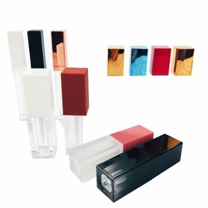 personalizado 5ml vazio Lipgloss tubos impresso logotipo recarregável Lip Gloss tubos garrafas maquiagem Ctainer 17Zy #