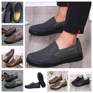 GAI comode Scarpe da uomo Scarpe nere Tonde Punta festa All'aperto banchetto Abiti classici Uomo Scarpe da lavoro firmate con tacco EUR 38-50 morbide