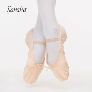 신발 Sansha Baby Girls Boys Ballet Shoes Ballet Shoes Suede Splitsole Soft Ballet 슬리퍼 댄스 신발 핑크/흰색/검은 색/살 No.55c
