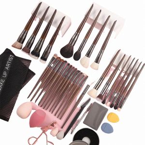 OVW Makeup Brush Set Cosmetic Eyeles Eyebrow Premium get Haireye Shadow Blusher Ccealer Sculpting Powder Foundati Tool E1FW#