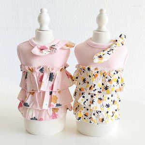 Dog Apparel Clothes Summer Pet Vest Dress Cat Skirt Chihuahua Yorkies Puppy Clothing For Pomeranian Shih Tzu Costumes