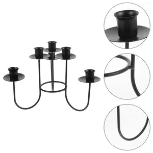 Candle Holders Candlestick Wedding Tealight Holder Desktop Adornment Decorative Metal Stand Christmas Table