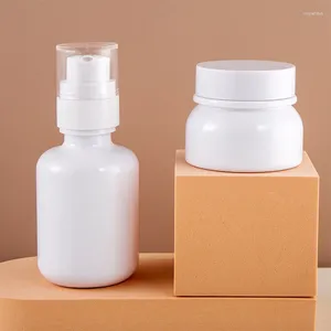 Storage Bottles YUXI///2ml Separate Bottle White Cosmetics Foundation Make-up Beauty Lotion Cream Plastic Jars