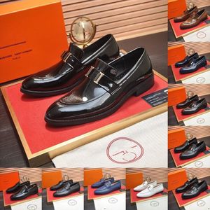 67 모델 2023 브랜드 우아한 남자 공식 신발 디자이너 캐주얼 드레스 신발 남자 모카신 웨딩 럭셔리 소셜 신발 남성 가죽 로퍼