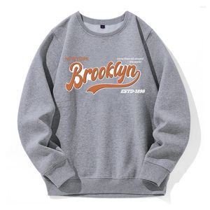 Erkek Hoodies Brooklyn York Estd 1898 Hip Hop Baskı Adam Nefes Alabilir Polar Sıcak Hoodie Grafik Komik Kapşonlu Gevşek Olo Fay Of-Beck Sweatshirt