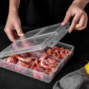 収納ボトルフレッシュキーキングボックス肉肉3分割フード冷蔵庫玉ねぎガーリック再利用可能メイソンジャージッパーバッグ