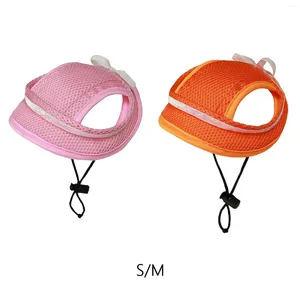 Abbigliamento per cani Cappello per visiera per gatti Copricapo a tesa tonda Copricapo Berretto da baseball per animali domestici per lo sport