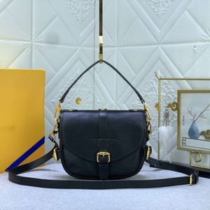 Fashion designer bag Women's shoulder handbag New Top leather Water Wave Pattern Saddles Bag luxury Underarm Single Shoulder Crossbody Handbag
