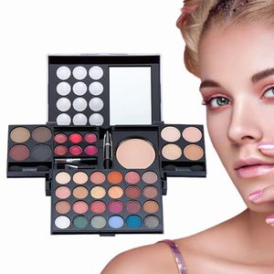 Tüm Inmakeup Kit Çok Renkli Makyaj Aleti Combinati Palet Göz Farı Dudak Parlatıcı ve Kaş Tozu Combinati Kozmetik S20V#