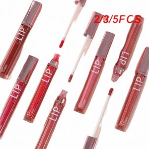 2/3/5pcs Liquid Lipstick Creamy Mist Texture 12 Colors Cosmetics Lip Glaze Matte Glitter Lip Gloss N-stick Cup Lips Makeup H4gZ#