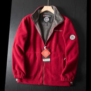 Männlich Windjacke Winter Thermische Fleece Jacke Für Männer Im Freien Warme Camping Mantel Golf Tragen Winddicht Baseball Jacken Mann Kleidung 240312