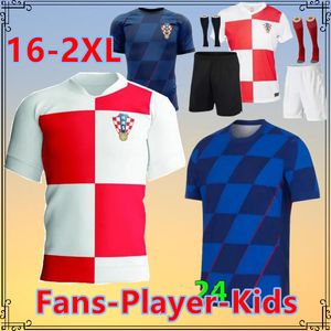 2024 2025 Croacia Modric World Cup Soccer Jerseys National Mandzukic Perisic Kalinic 24 Croatia Football Shit