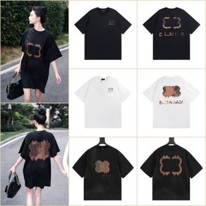 デザイナーメンズ女性バアレンキャンガリーズTシャツのテクニカルシャツ印刷半袖カジュアル通気性カップルスウェットシャツレタープリントピュアコットンアジアサイズS-5XL