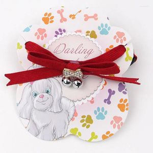 Coleiras de cachorro personalizadas em forma de animal, acessórios de produtos para animais de estimação, sinos de cor sólida, borboleta fofa, gato