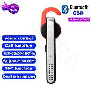 Stealth için Kulaklıklar 3 Bluetooth Kablosuz Kulaklık HD Ses Kontrolü Gürültü azaltma Akıllı telefon çağrıları için mikrofonlu rahat uyum kulaklığı