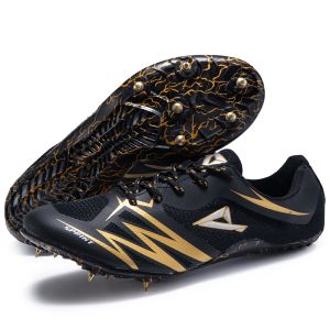 Sapatos homens picos de atletismo atletismo de campo curto tênis de treinamento leve tênis de sprint profissional plus size 46 47